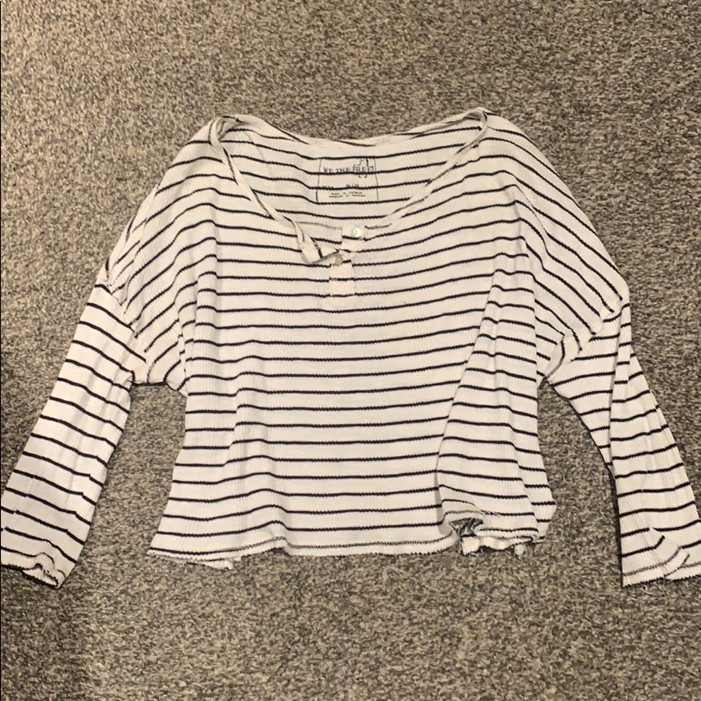 Striped long sleeve t shirt